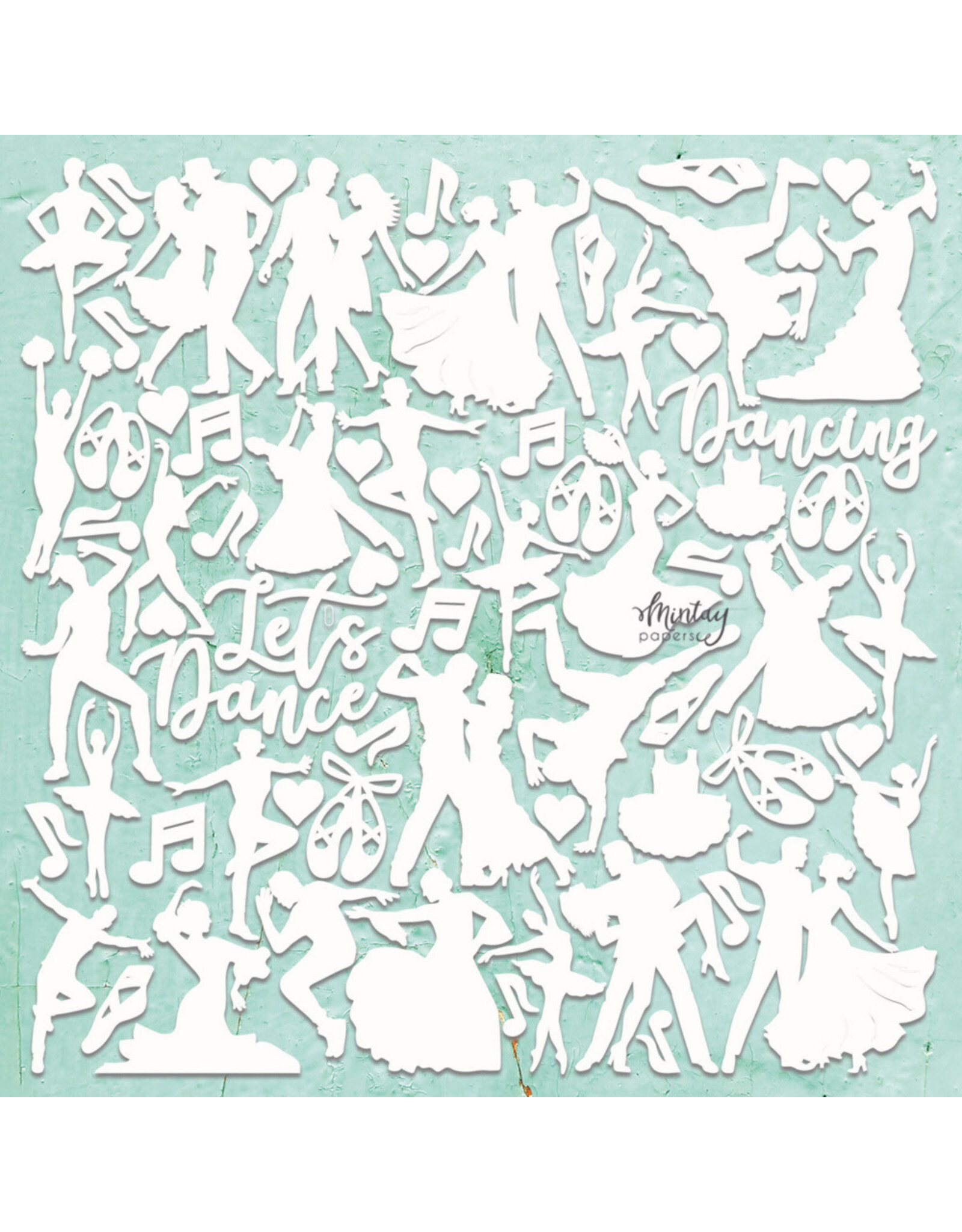 MINTAY MINTAY CHIPPIES - DECOR DANCE 12x12 CHIPBOARD