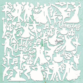 MINTAY MINTAY CHIPPIES - DECOR DANCE 12x12 CHIPBOARD