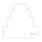 MINTAY MINTAY BIRTHDAY CAKE WHITE GREETING CARD BASE 5/PK