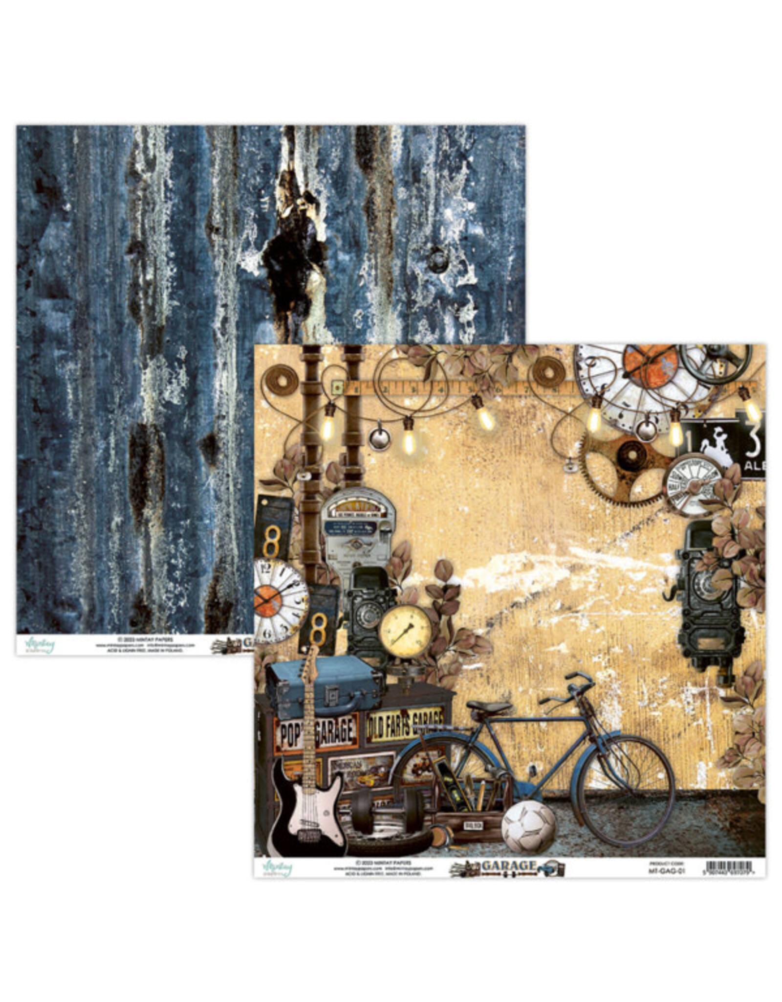 MINTAY MINTAY GARAGE #01 12x12 CARDSTOCK