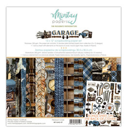 MINTAY MINTAY GARAGE 12x12 COLLECTION PACK 12 SHEETS + BONUS CUTOUTS