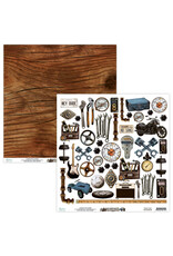 MINTAY MINTAY GARAGE #09 ELEMENTS 12x12 CARDSTOCK