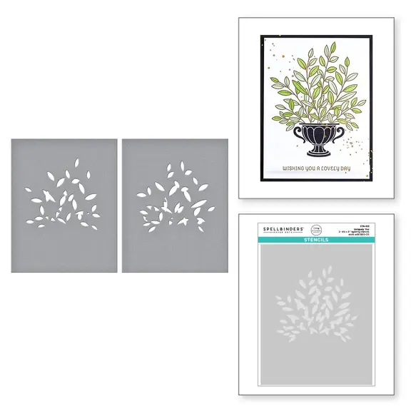 SPELLBINDERS SPELLBINDERS BETTERPRESS SOCIETY JANUARY 2025 ADD-ON UNIQUELY YOU STENCIL
