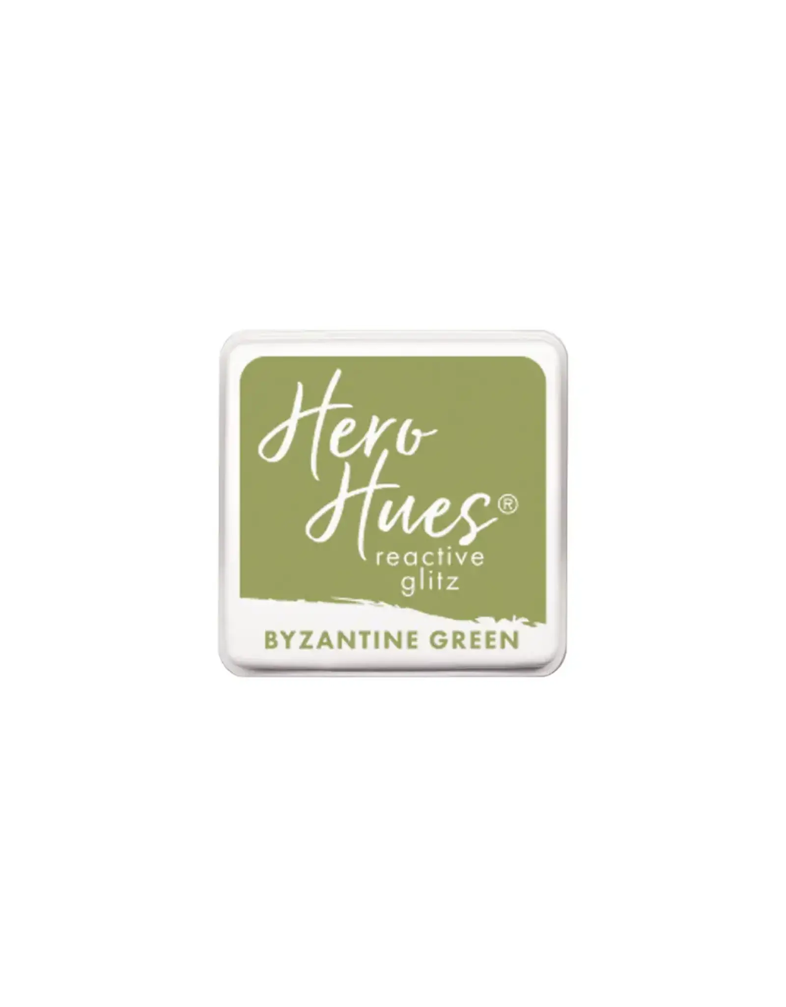 HERO ARTS HERO ARTS HERO HUES BYZANTINE GREEN REACTIVE GLITZ INK