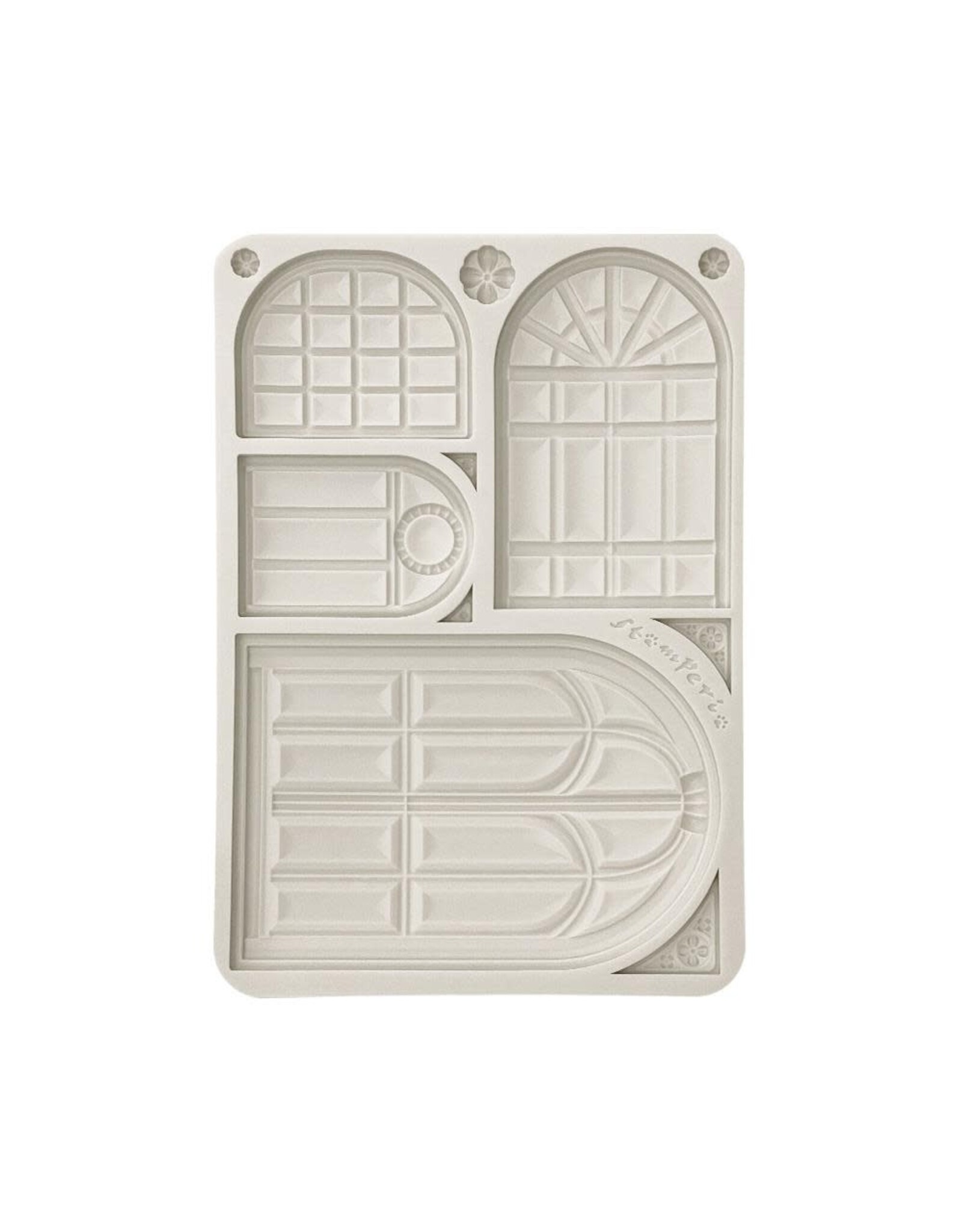 STAMPERIA STAMPERIA MASQUERADE WINDOWS A5 SILICONE MOULD