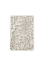 STAMPERIA STAMPERIA MASQUERADE CANDLE HOLDERS A5 SILICONE MOULD