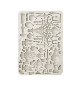 STAMPERIA STAMPERIA MASQUERADE CANDLE HOLDERS A5 SILICONE MOULD