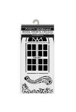 STAMPERIA STAMPERIA MASQUERADE WINDOWS 12x25cm STENCIL