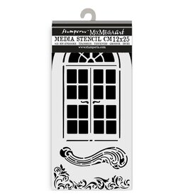 STAMPERIA STAMPERIA MASQUERADE WINDOWS 12x25cm STENCIL