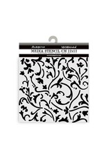 STAMPERIA STAMPERIA MASQUERADE ORNAMENTS 12x12cm STENCIL