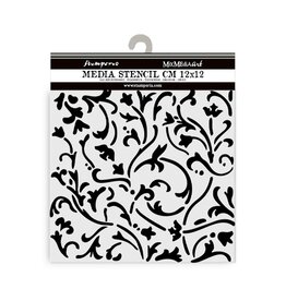 STAMPERIA STAMPERIA MASQUERADE ORNAMENTS 12x12cm STENCIL