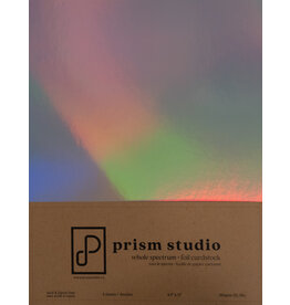 PRISM STUDIO PRISM STUDIO WHOLE SPECTRUM FOIL 8.5x11 CARDSTOCK-HOLOGRAPHIC