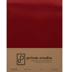 PRISM STUDIO PRISM STUDIO WHOLE SPECTRUM FOIL 8.5x11 CARDSTOCK-RUBY