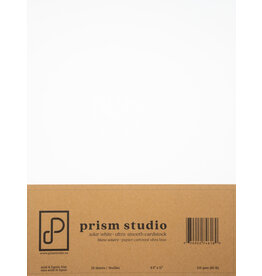PRISM STUDIO PRISM STUDIO 8.5x11 ULTRA-SMOOTH 80lb CARDSTOCK - SOLAR WHITE 25/PK
