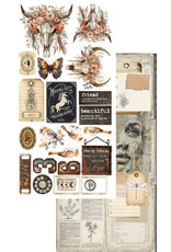 ALCHEMY OF ART ALCHEMY OF ART NATURAL BEAUTY JUNK JOURNAL 6x12 EXTRAS DIE-CUTS
