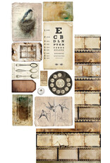 ALCHEMY OF ART ALCHEMY OF ART NATURAL BEAUTY JUNK JOURNAL 6x12 EXTRAS DIE-CUTS