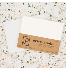 PRISM STUDIO PRISM STUDIO CARD BLANKS & ENVELOPES A2 - SIMPLY WHITE