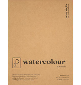 PRISM STUDIO PRISM STUDIO 9x12 WATERCOLOUR PAPER PAD 20 SHEETS