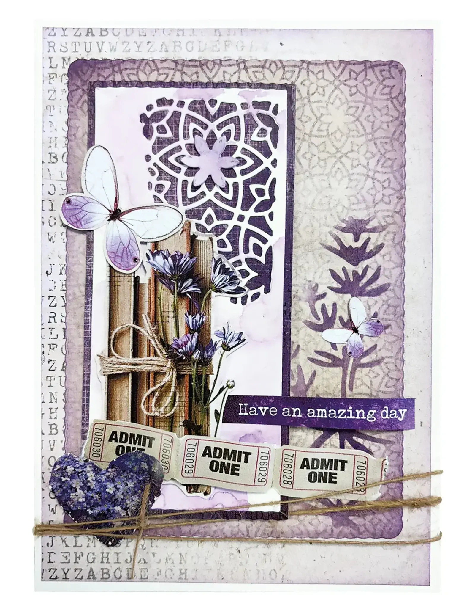 STUDIOLIGHT STUDIOLIGHT HAZEL EATON NATURE'S DREAM 2 BOTANICALS STENCIL