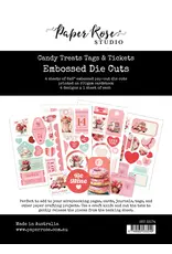 PAPER ROSE PAPER ROSE CANDY TREATS TAGS & TICKETS EMBOSSED DIE CUTS