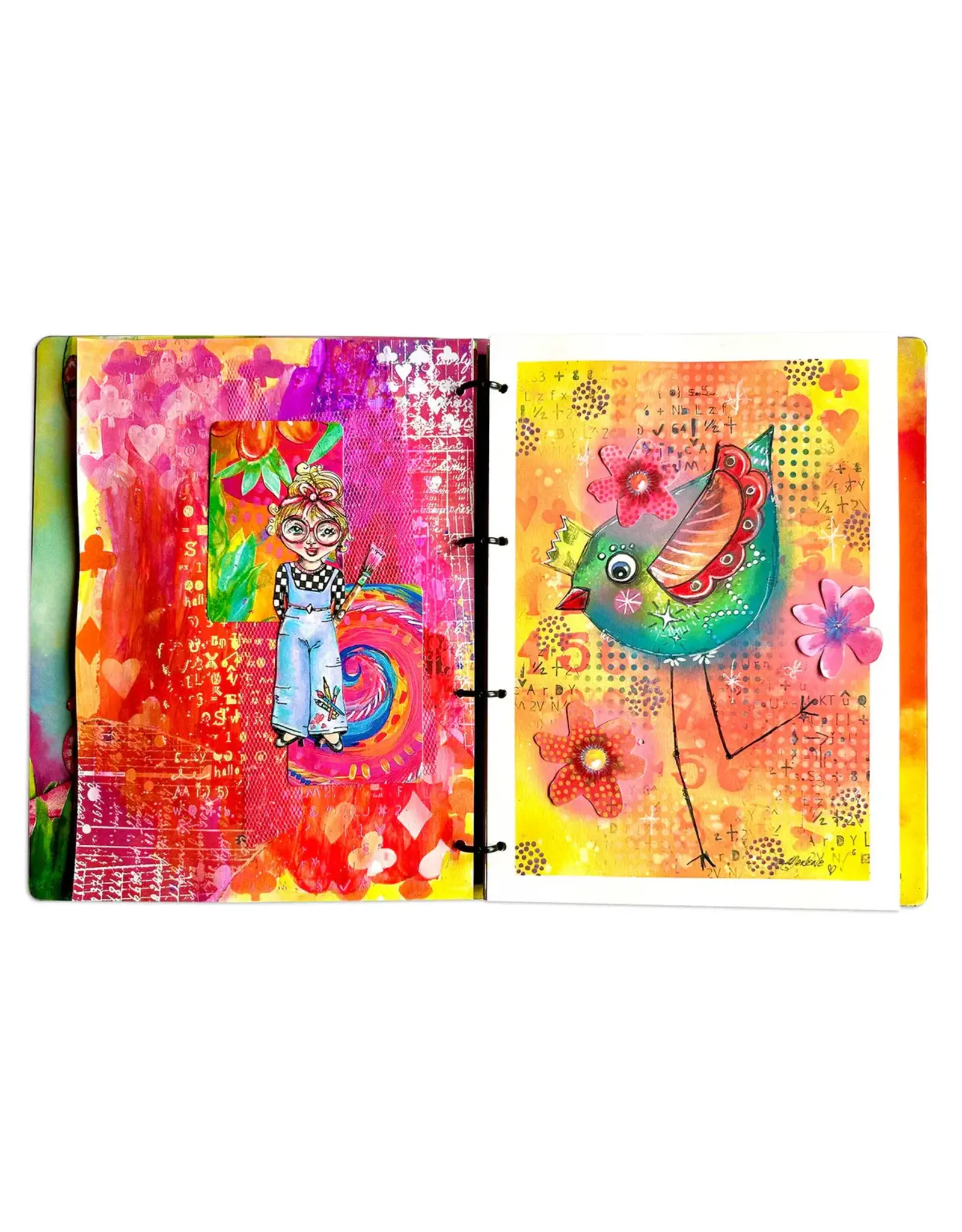 STUDIOLIGHT STUDIOLIGHT ART BY MARLENE QUEEN OF HEARTS 8x8 MASKS STENCIL