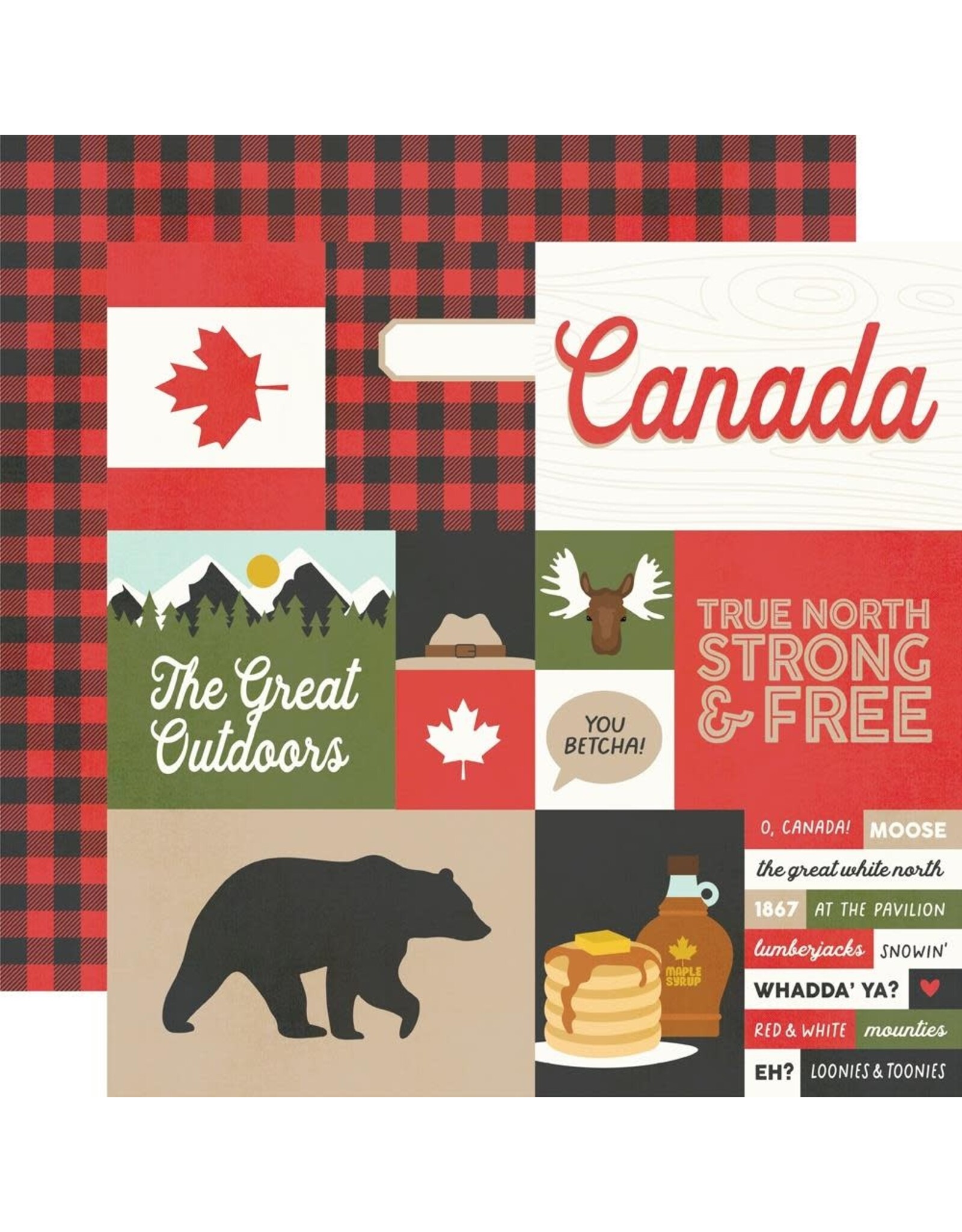 SIMPLE STORIES SIMPLE STORIES SAY CHEESE EPIC CANADA 12x12 CARDSTOCK
