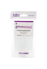 CRAFTERS COMPANION CRAFTERS COMPANION GEMINI MINI PLASTIC FOLDER 3/PK
