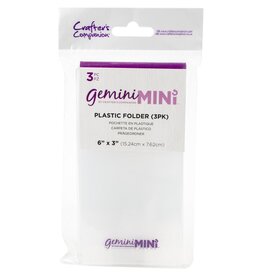 CRAFTERS COMPANION CRAFTERS COMPANION GEMINI MINI PLASTIC FOLDER 3/PK
