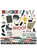 SIMPLE STORIES SIMPLE STORIES HOCKEY 12x12 CARDSTOCK STICKERS
