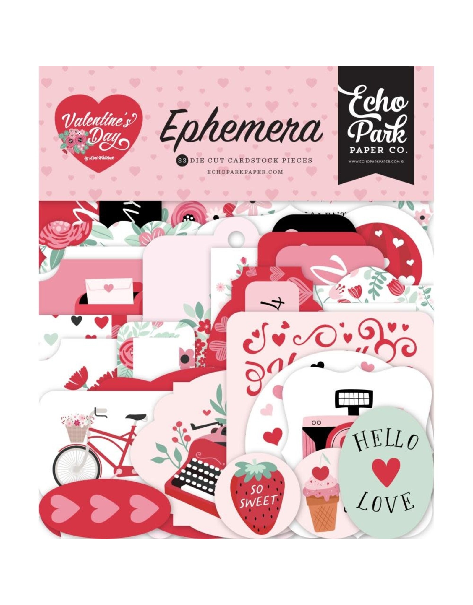 ECHO PARK PAPER ECHO PARK VALENTINE'S DAY EPHEMERA 33/PK