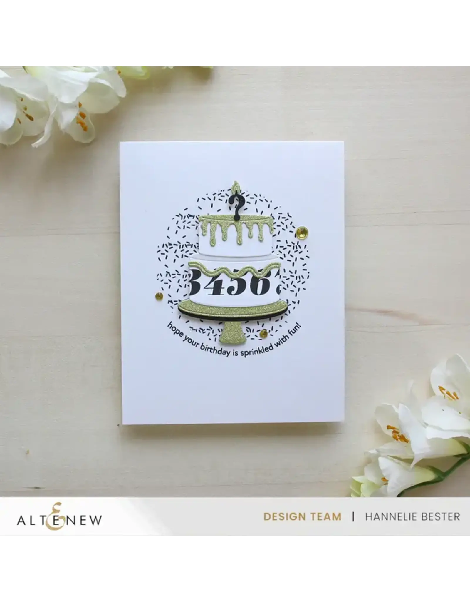 ALTENEW ALTENEW MINI DELIGHT: BIRTHDAY WISHES CLEAR STAMP & DIE SET