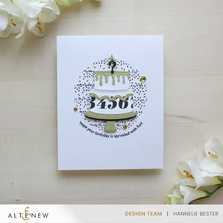 ALTENEW ALTENEW MINI DELIGHT: BIRTHDAY WISHES CLEAR STAMP & DIE SET
