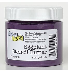 CRAFTERS WORKSHOP THE CRAFTERS WORKSHOP EGGPLANT STENCIL BUTTER 2oz