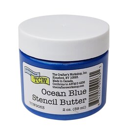 CRAFTERS WORKSHOP THE CRAFTERS WORKSHOP OCEAN BLUE STENCIL BUTTER 2oz