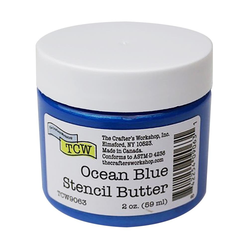 CRAFTERS WORKSHOP THE CRAFTER'S WORKSHOP OCEAN BLUE STENCIL BUTTER 2oz