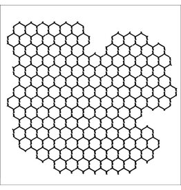 CRAFTERS WORKSHOP THE CRAFTERS WORKSHP MINI CHICKENWIRE REVERSED 6x6 STENCIL