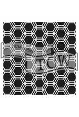 CRAFTERS WORKSHOP THE CRAFTER'S WORKSHOP MINI HONEYCOMB 6x6 STENCIL