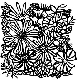 CRAFTERS WORKSHOP THE CRAFTERS WORKSHOP RONDA PALAZZARI DESIGNS BOUQUET BLISS 6x6 STENCIL