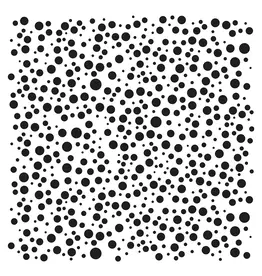 CRAFTERS WORKSHOP THE CRAFTER'S WORKSHOP RANDOM BUBBLES 6x6 STENCIL
