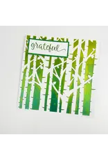 CRAFTERS WORKSHOP THE CRAFTERS WORKSHOP BIRCH TREES 6x6 STENCIL
