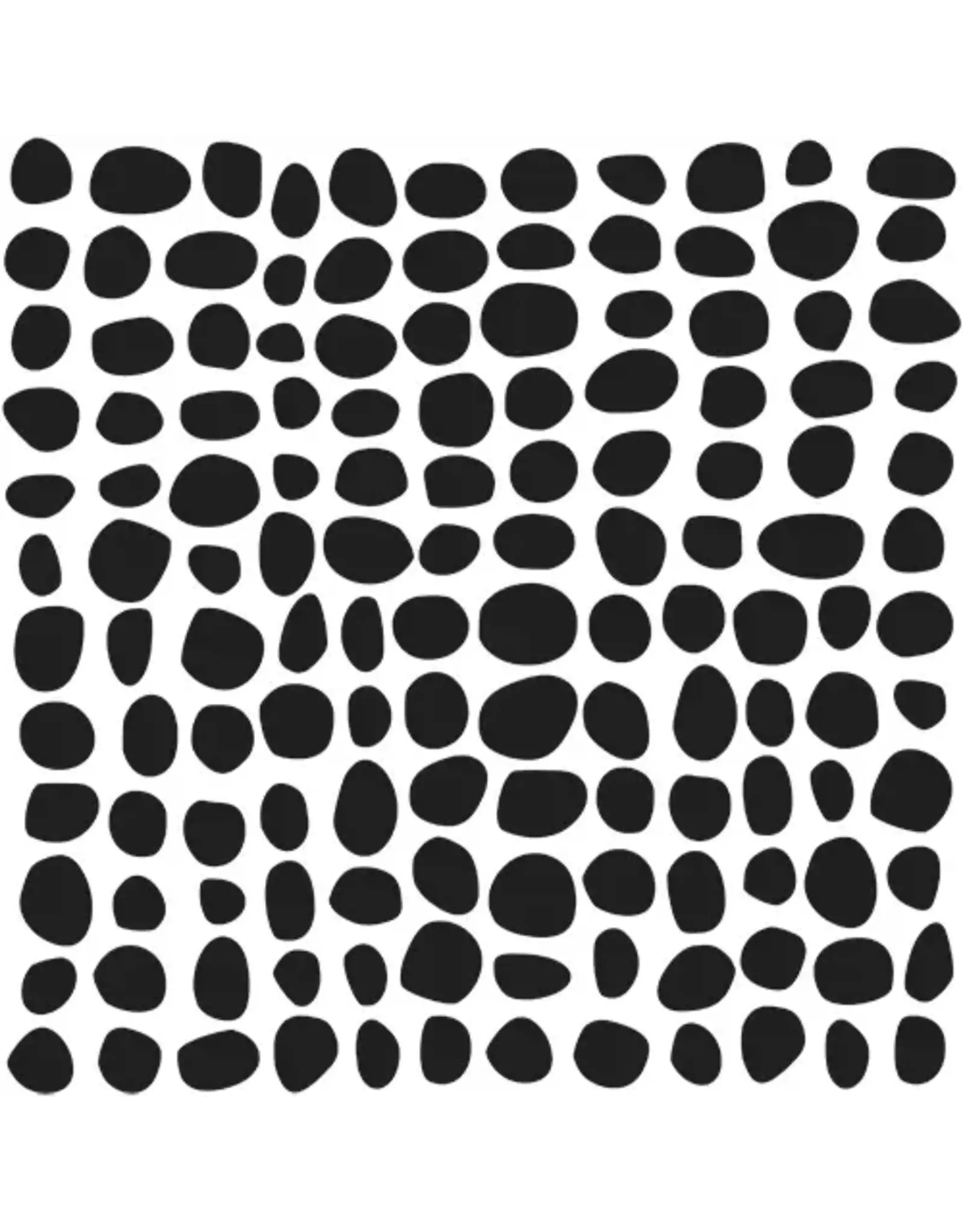 CRAFTERS WORKSHOP THE CRAFTERS WORKSHOP PEBBLE GRID 6x6 STENCIL