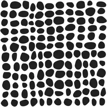CRAFTERS WORKSHOP THE CRAFTERS WORKSHOP PEBBLE GRID 6x6 STENCIL