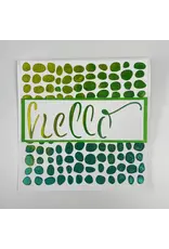 CRAFTERS WORKSHOP THE CRAFTERS WORKSHOP PEBBLE GRID 6x6 STENCIL
