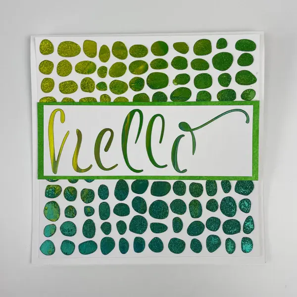 CRAFTERS WORKSHOP THE CRAFTERS WORKSHOP PEBBLE GRID 6x6 STENCIL