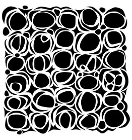CRAFTERS WORKSHOP THE CRAFTER'S WORKSHOP BALZER DESIGNS CIRCLES NESTED 6x6 STENCIL