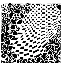 CRAFTERS WORKSHOP THE CRAFTER'S WORKSHOP CATHLIN LARSEN GARDEN PATH 6x6 STENCIL
