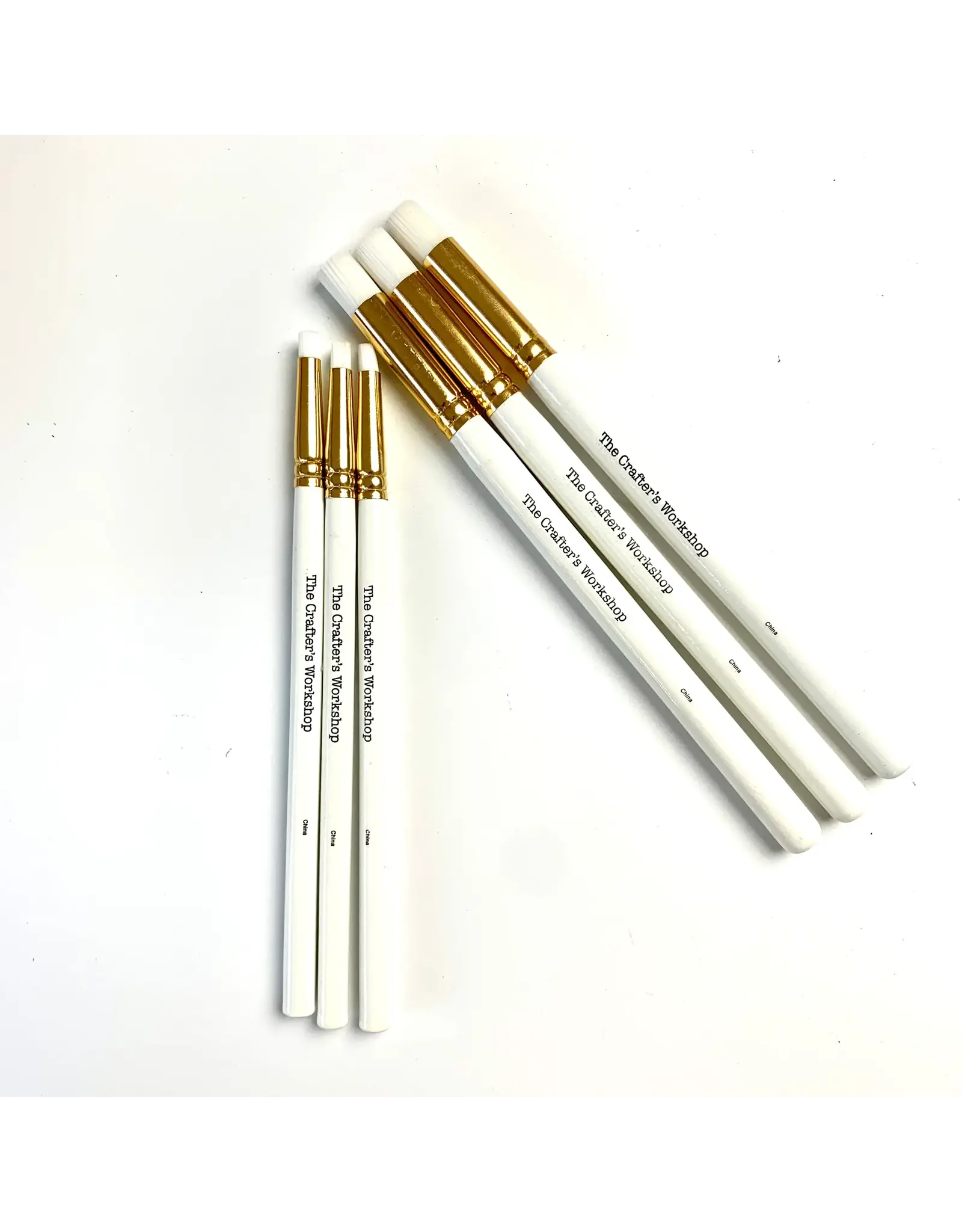 CRAFTERS WORKSHOP THE CRAFTER'S WORKSHOP MIXED STENCIL BLENDING BRUSHES 6/PK
