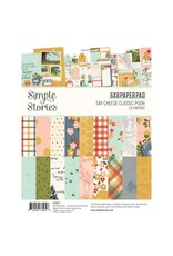 SIMPLE STORIES SIMPLE STORIES SAY CHEESE CLASSIC POOH 6x8 PAPER PAD 24 SHEETS