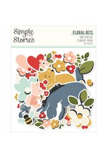 SIMPLE STORIES SIMPLE STORIES SAY CHEESE CLASSIC POOH FLORAL BITS & PIECES 42/PK