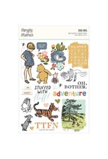 SIMPLE STORIES SIMPLE STORIES SAY CHEESE CLASSIC POOH 6x8 RUB-ONS 2/PK